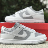 Nike two-tone luxury sneakers view 9 signature lace-up style