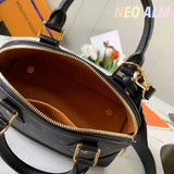 Back view of statement structured women's handbag – women's statement bag