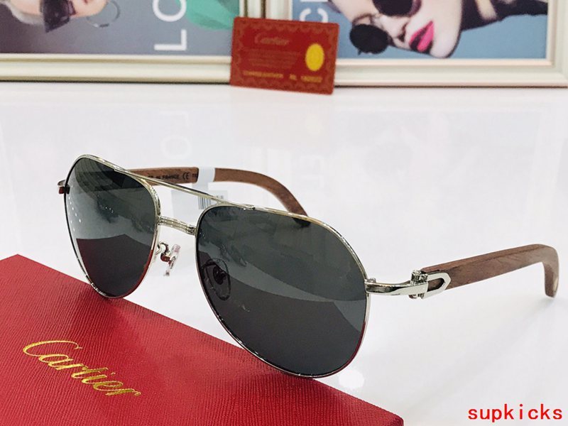 Lifestyle view of Cartier unisex sunglasses