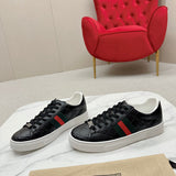 Gucci classic monochrome luxury sneakers view 4 heritage-inspired look