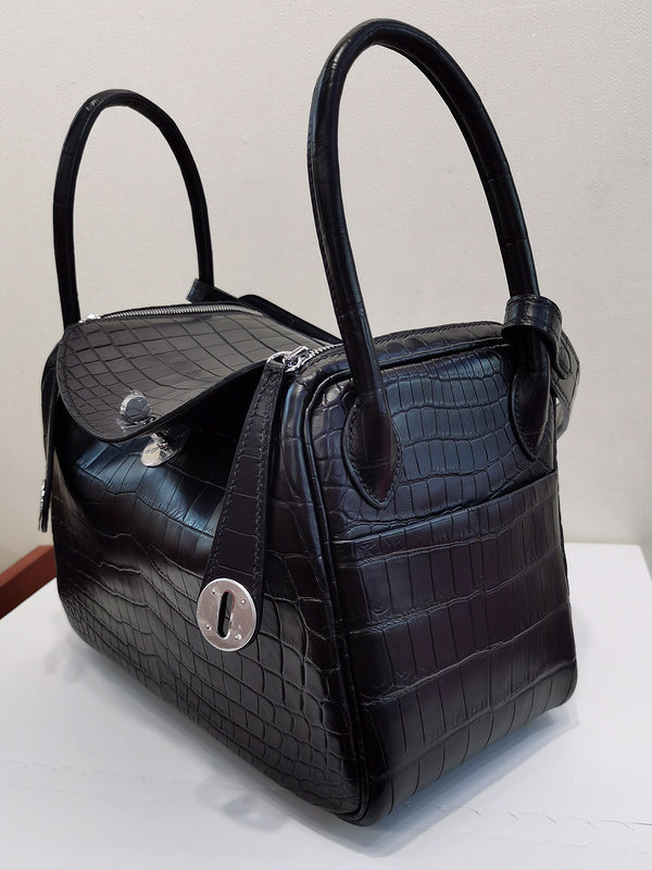 Close-up detail of timeless bag design