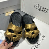 Alexander McQueen Camel Classic Ballet Flats - Back View
