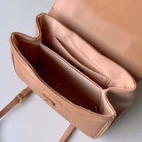 Back view of refined signature women's handbag – women's statement bag