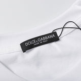Side profile of Polo cotton polo shirt with monogram-inspired silhouette