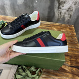 Gucci soft grey luxury sneakers view 7 classic court silhouette