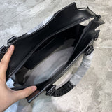Statement Vegan Leather Handbag - Refined Silhouette | Women's Designer-Inspired Purse #682 - alternate angle view (image 8) of designer-inspired handbag