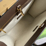 Front view of signature statement women's handbag – women's luxury accessory