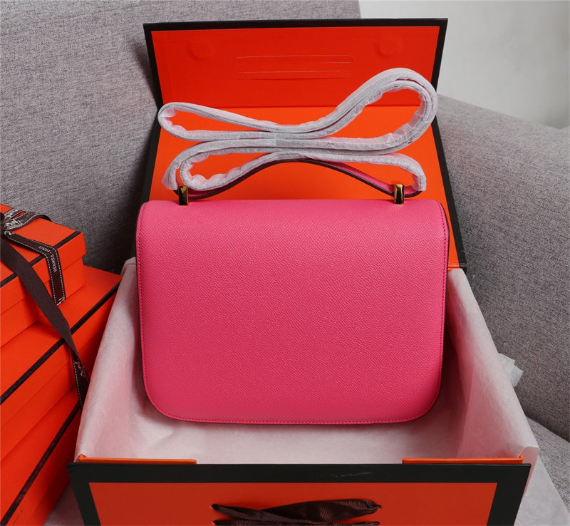 Close-up detail of polished bag design