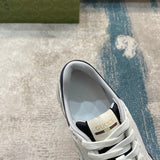 Gucci tonal black luxury sneakers view 4 premium leather build