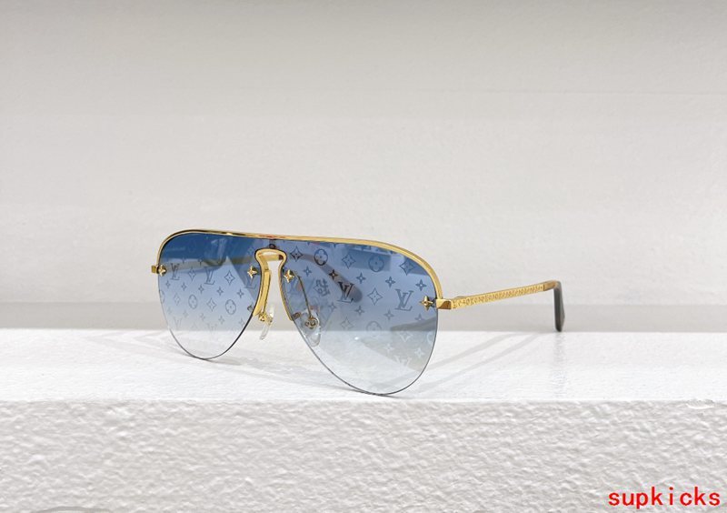 Side view of Louis Vuitton unisex sunglasses