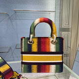 Back view of signature chic women's handbag – women's designer-style accessory