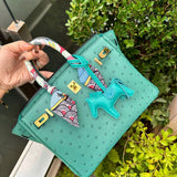 Close-up detail of streamlined bag design