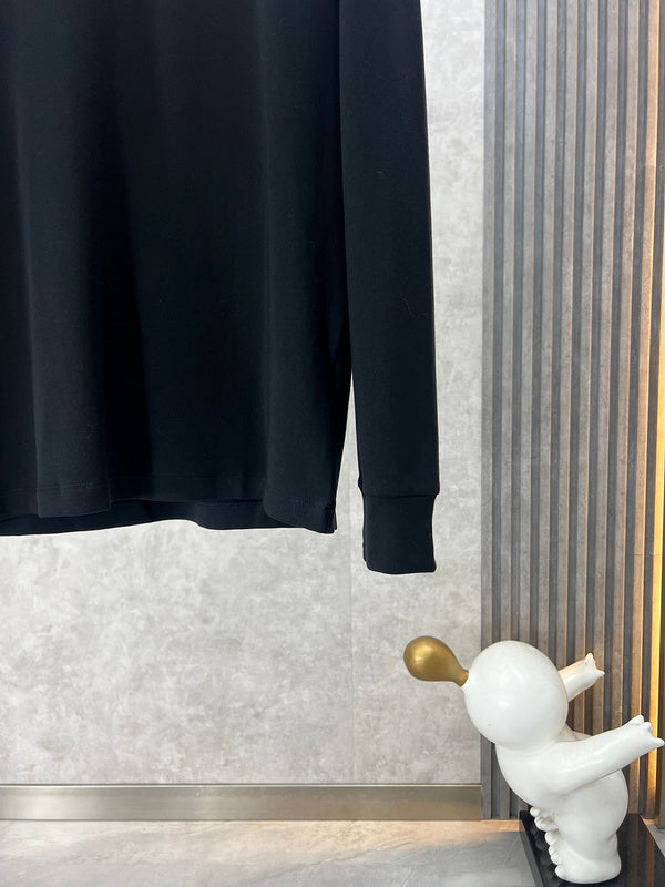 Back view of Louis Vuitton luxury clothing with monogram-inspired silhouette