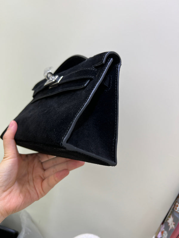 Close-up detail of considered bag design