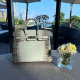 Close-up detail of modern bag design