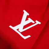 Back view of Louis Vuitton luxury clothing with logo-detail design
