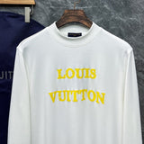 Full styled look of Louis Vuitton luxury clothing with streetwear-inspired cut