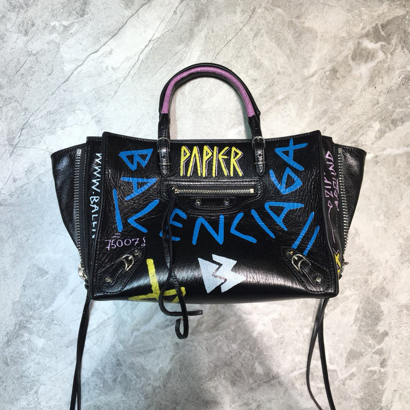 Timeless Vegan Leather Handbag - Premium Craftsmanship Detailing | Women's Fashion Handbag #974 - styled full view (image 7) of designer-inspired handbag