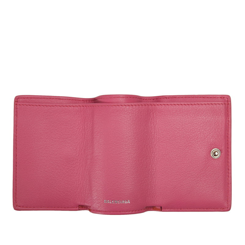 Balenciaga women's wallet Pink luxury designer leather