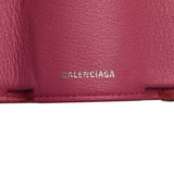 Side view of Balenciaga wallet Pink premium designer bag