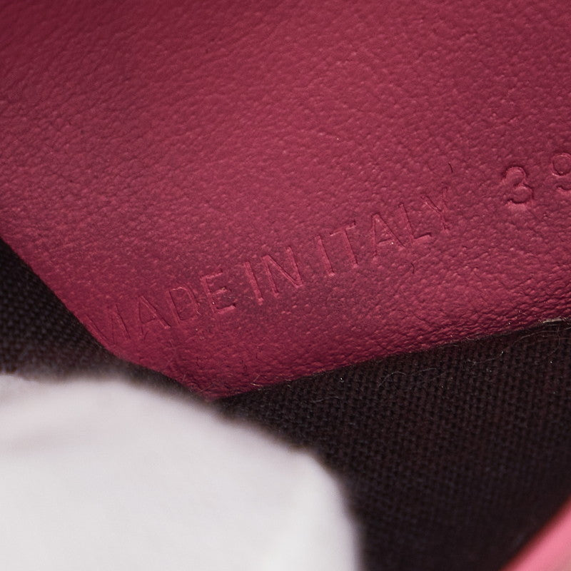 Balenciaga authentic luxury wallet Pink leather craftsmanship