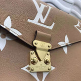 Back view of structured polished women's handbag – women's luxury accessory