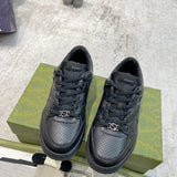 Gucci soft grey luxury sneakers view 6 premium leather build