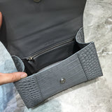 Sleek Premium PU Leather Handbag - Polished Finish | Women's Premium Handbag #868 - texture close-up (image 9) of designer-inspired handbag