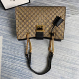 Top view of elevated refined women's handbag – women's statement bag
