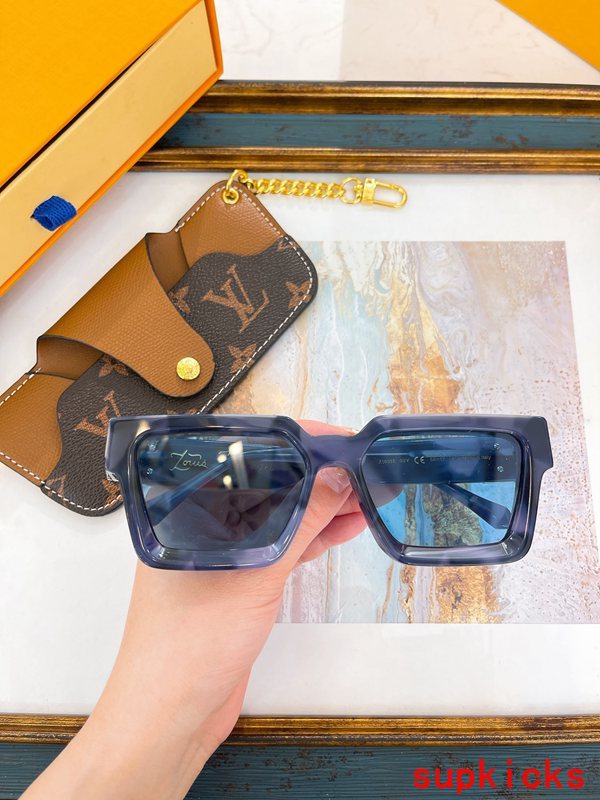 Lifestyle view of Louis Vuitton unisex sunglasses