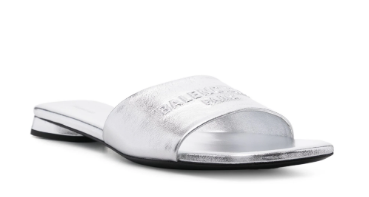 Balenciaga Shoes? BALENCIAGA Metallic Leather Slip-Ons for Women Luxury Lifestyle Designer Footwear