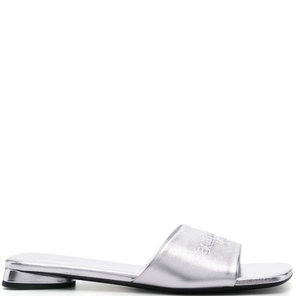 Balenciaga Shoes? BALENCIAGA Metallic Leather Slip-Ons for Women Premium Designer Casual Shoes