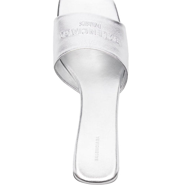 Balenciaga Shoes? BALENCIAGA Metallic Leather Slip-Ons for Women Luxury Lifestyle Designer Footwear