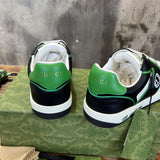 Gucci sneakers detailed view showing premium designer craftsmanship