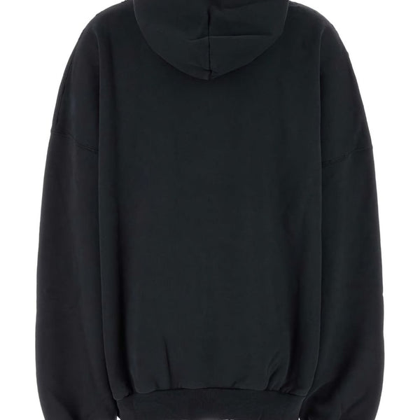 Balenciaga Bags? BALENCIAGA Classic Optical Cotton Hoodie with Pouch Pocket Premium Designer Shoulder Bag