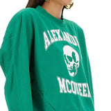 Close-up of Alexander McQueen sweaters & pullovers hardware and fine stitching