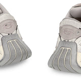 Close-up of Balenciaga sneakers hardware and fine stitching