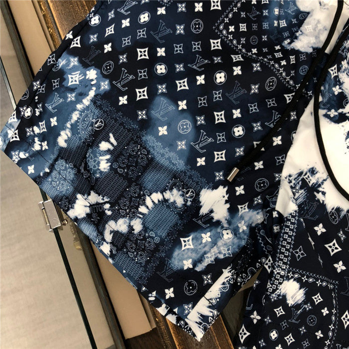 Front view of Louis Vuitton cotton t-shirt with runway-inspired design