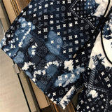 Front view of Louis Vuitton cotton t-shirt with runway-inspired design