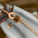 Statement Faux Leather Handbag - Everyday Elegance | Women's Luxury Handbag #1709 - alternate angle view (image 8) of designer-inspired handbag