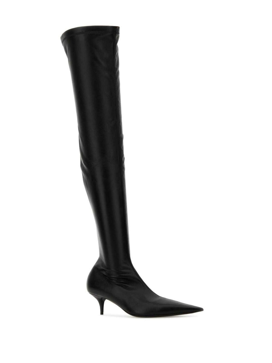 Balenciaga premium boots detail and craftsmanship close-up