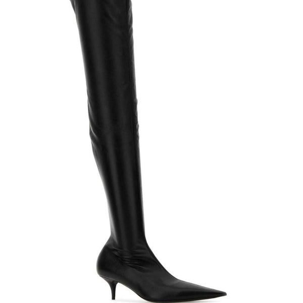 Balenciaga premium boots detail and craftsmanship close-up