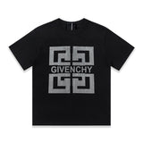 Front view of Givenchy luxury clothing with signature branding