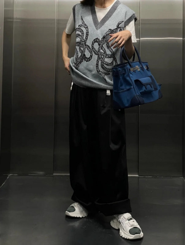 Interior view of modern premium bag
