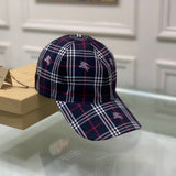 Angled view of Burberry unisex cap