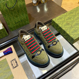 Gucci classic monochrome luxury sneakers view 6 cushioned comfort fit