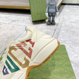 Gucci clean off-white luxury sneakers view 4 chunky sole construction