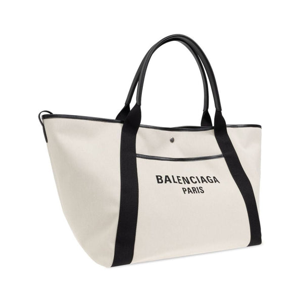 Balenciaga Bags? BALENCIAGA Large Canvas Biarritz Shopping Handbag Luxury Designer Leather Handbag