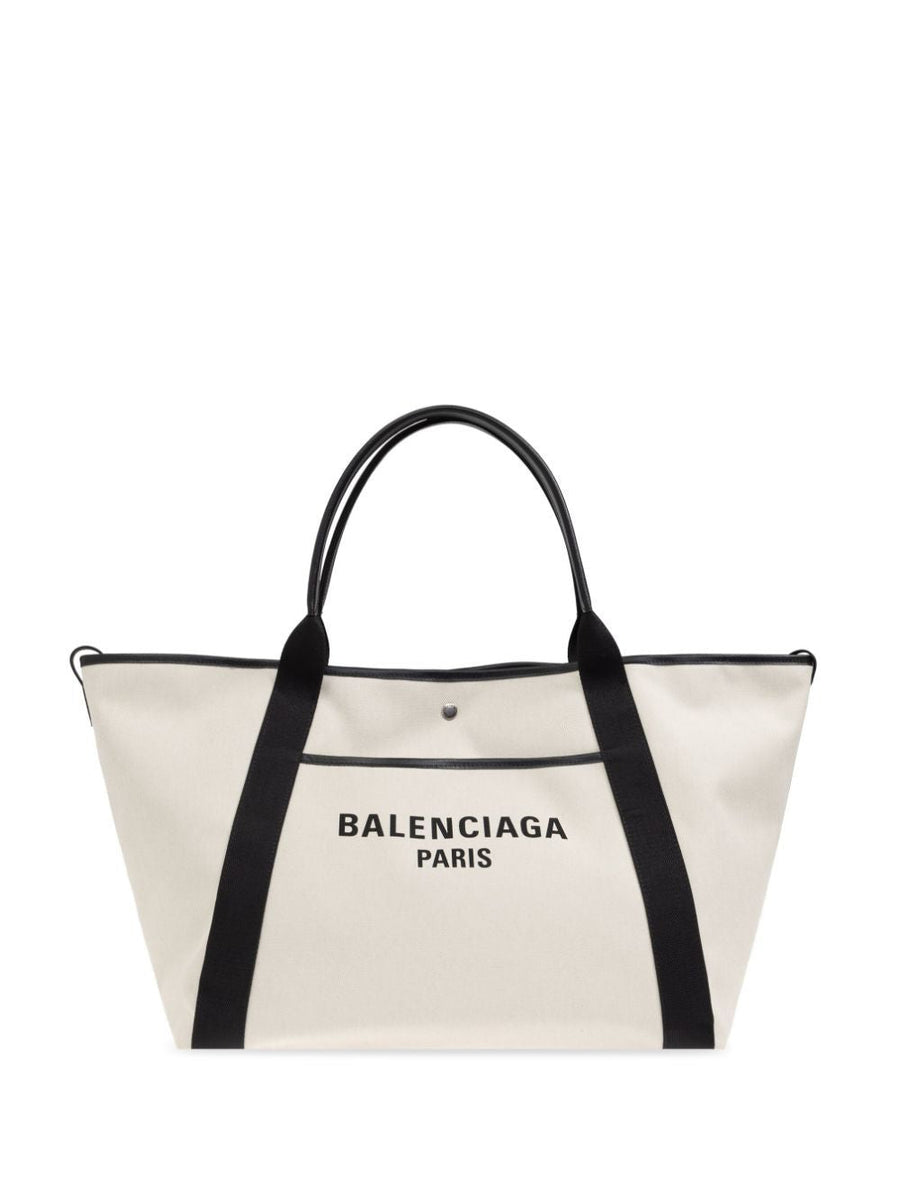 Balenciaga Bags? BALENCIAGA Large Canvas Biarritz Shopping Handbag Luxury Designer Leather Handbag