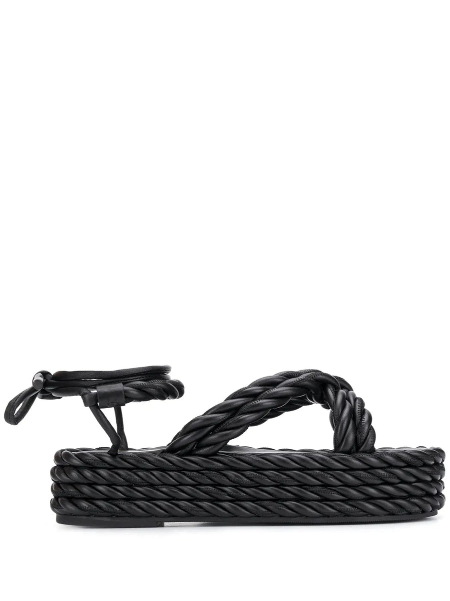 Valentino Shoes? Valentino Garavani Rope Wedge Sandals Premium Designer Casual Shoes
